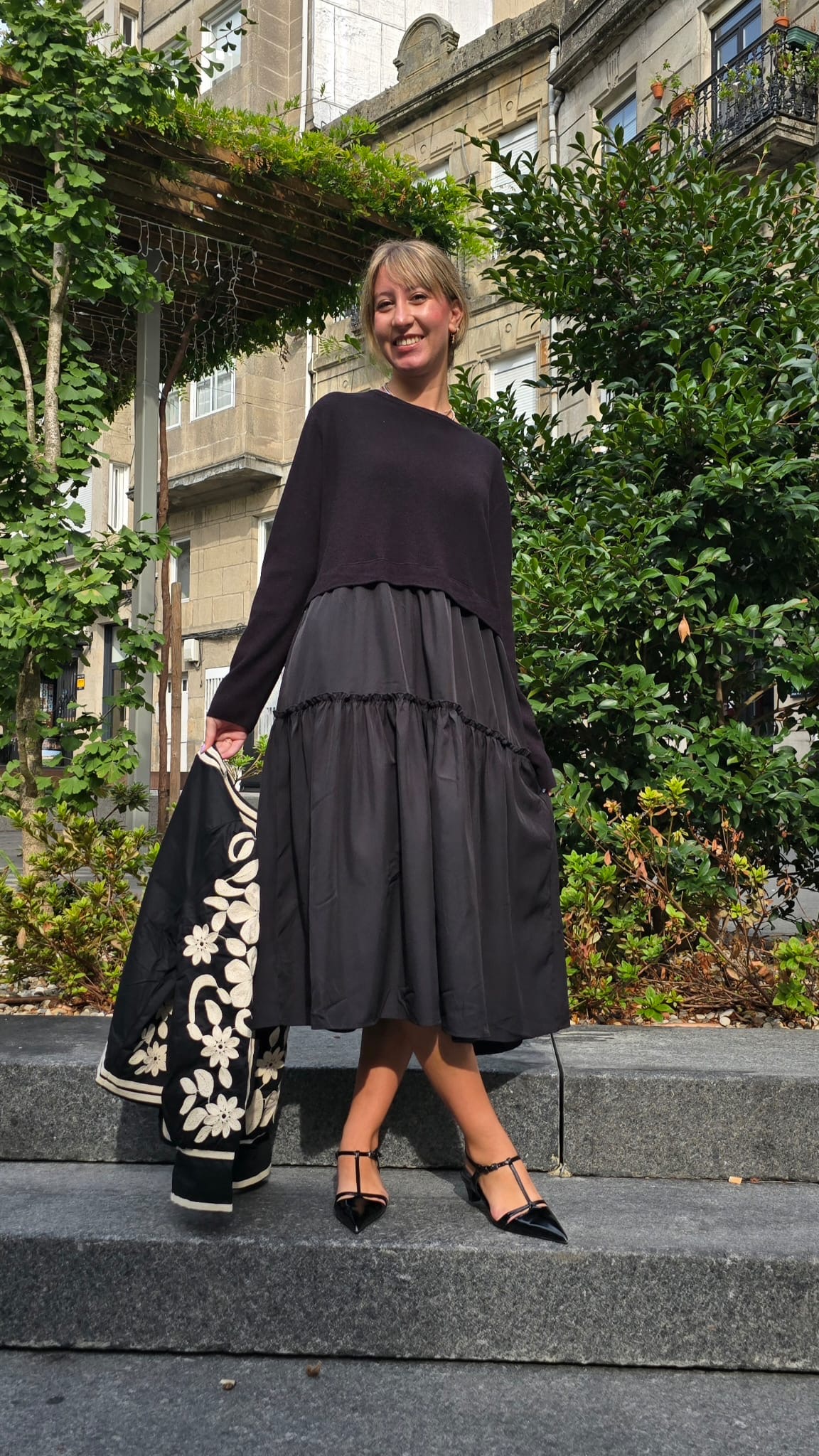 Vestido Elena Negro – Gabana Vigo – TIENDA DE MODA DE MUJER