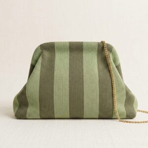 Bolso rayas verde