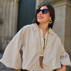 Cazadora Alice Beige