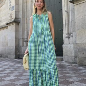 Vestido Flúor verde