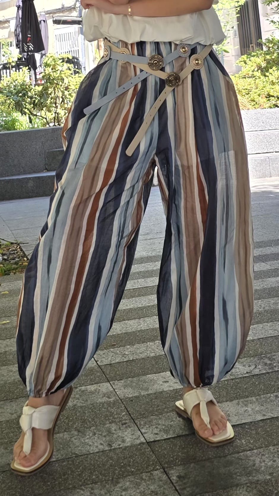 Pantalón Rayas azul - Imagen 2