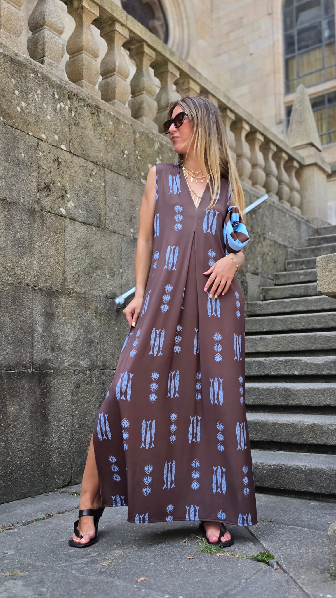 Vestido Mediterráneo