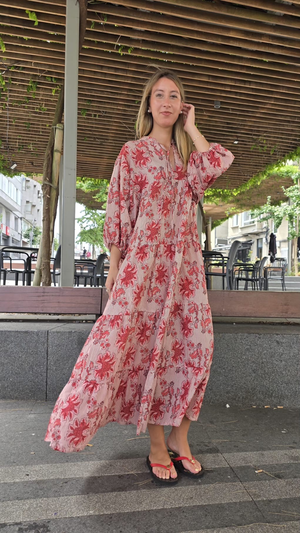 Vestido Bari rojo