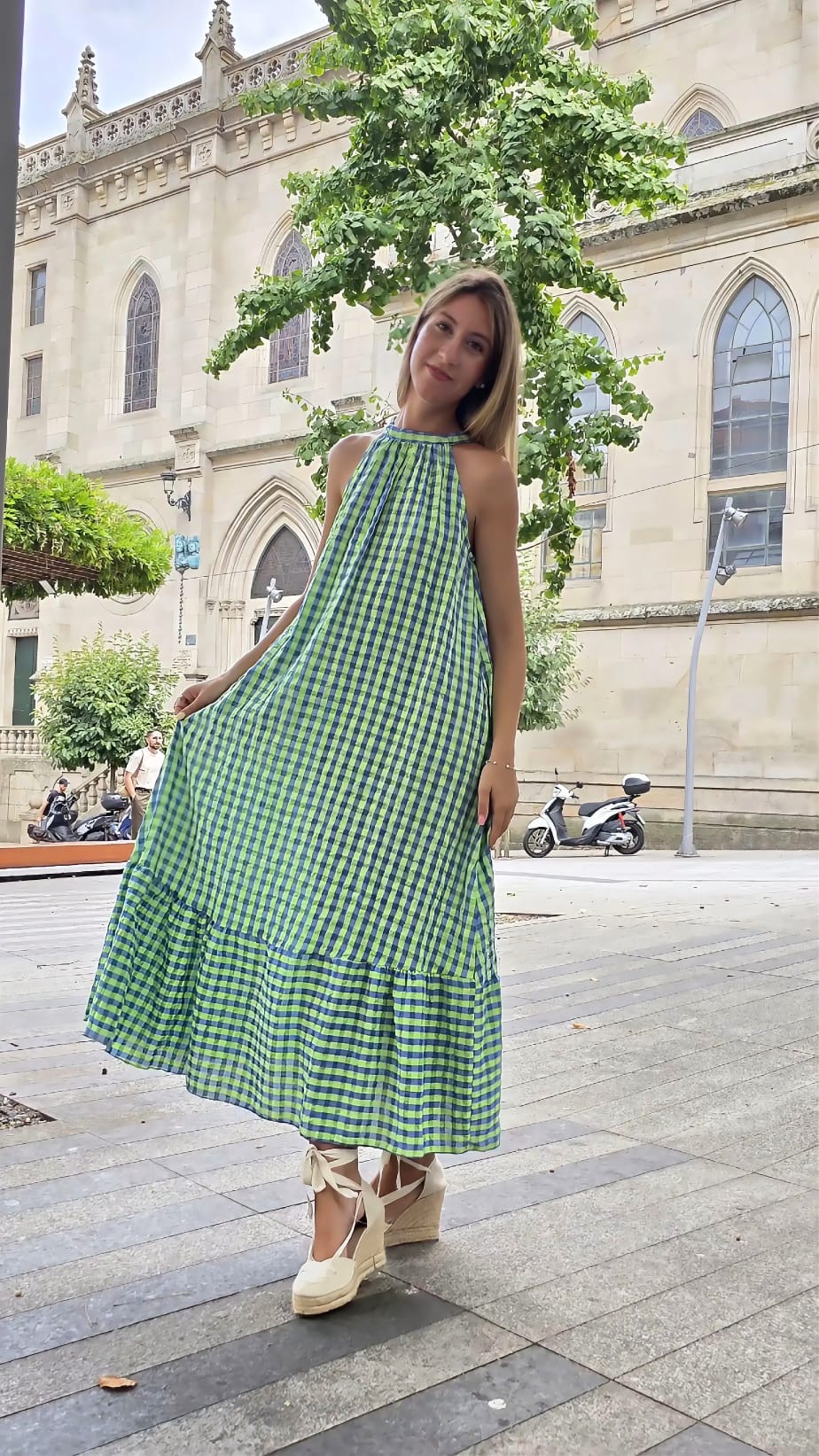 Vestido Salomé verde
