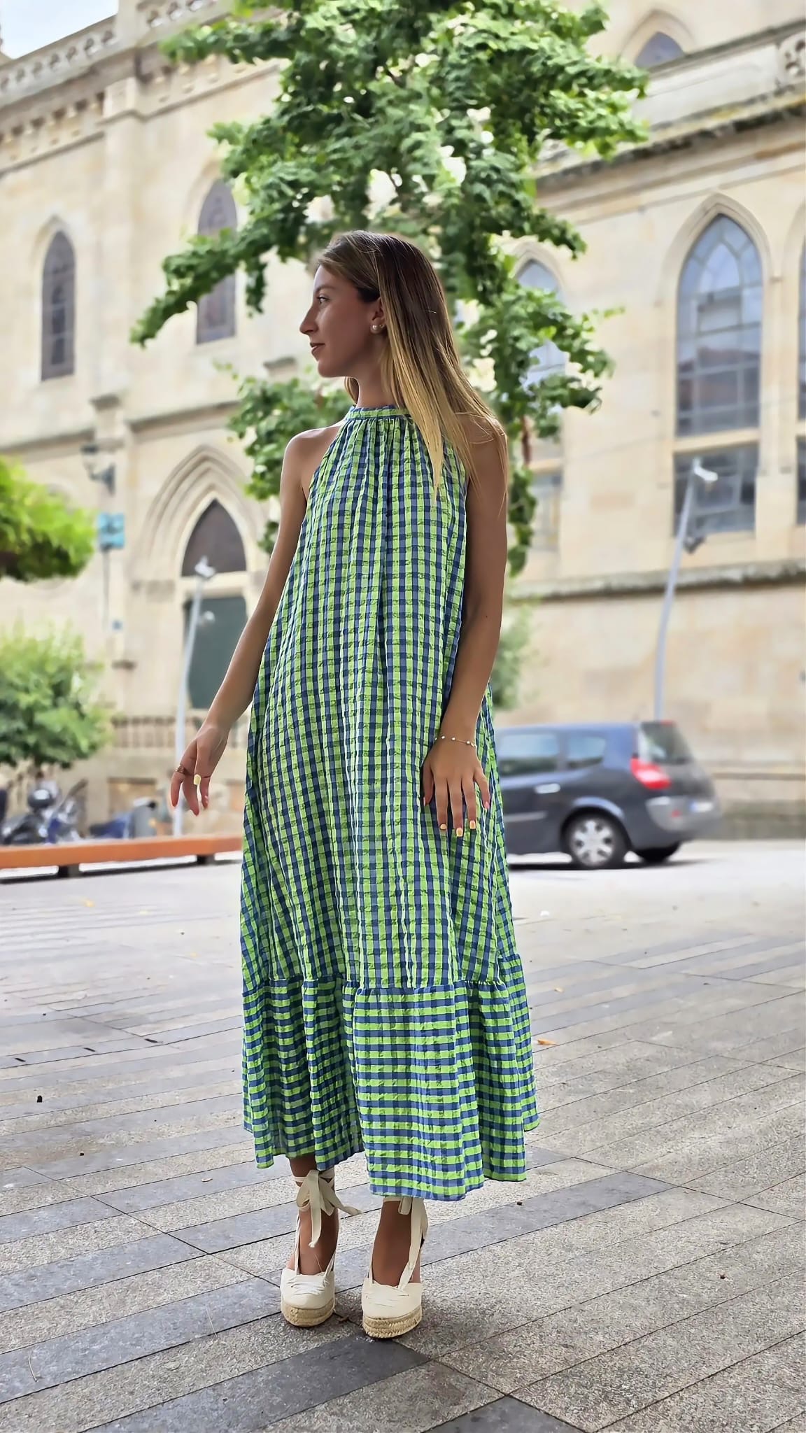 Vestido Salomé verde - Imagen 3