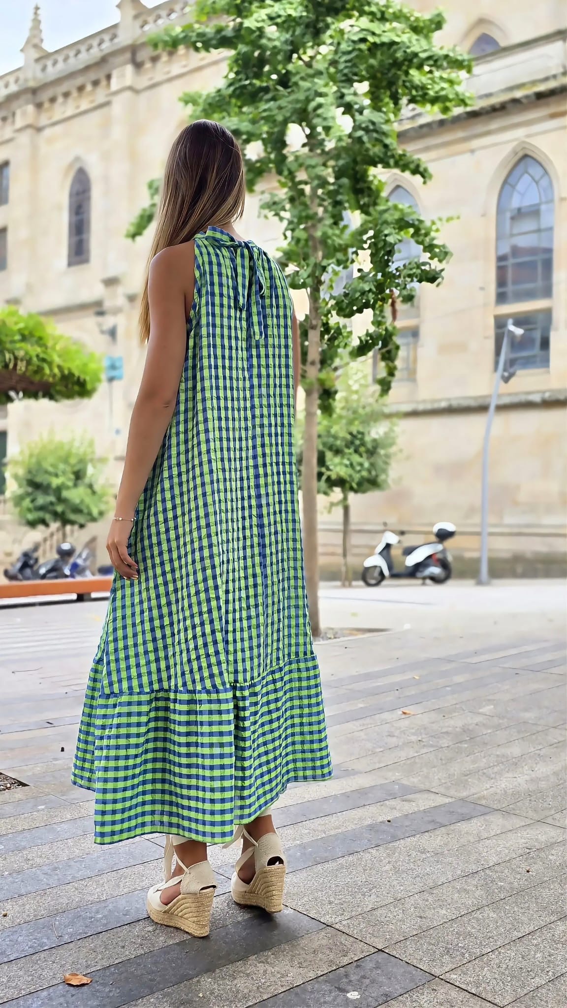 Vestido Salomé verde - Imagen 2