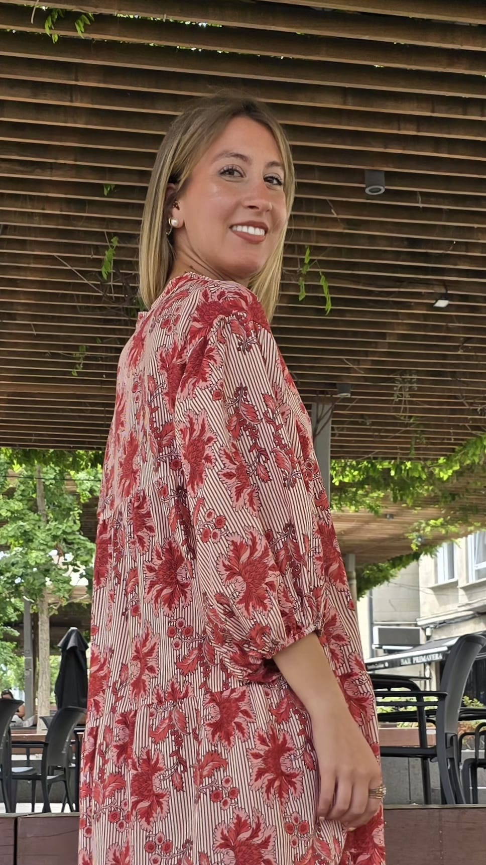 Vestido Bari rojo - Imagen 2