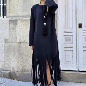 Vestido Flecos