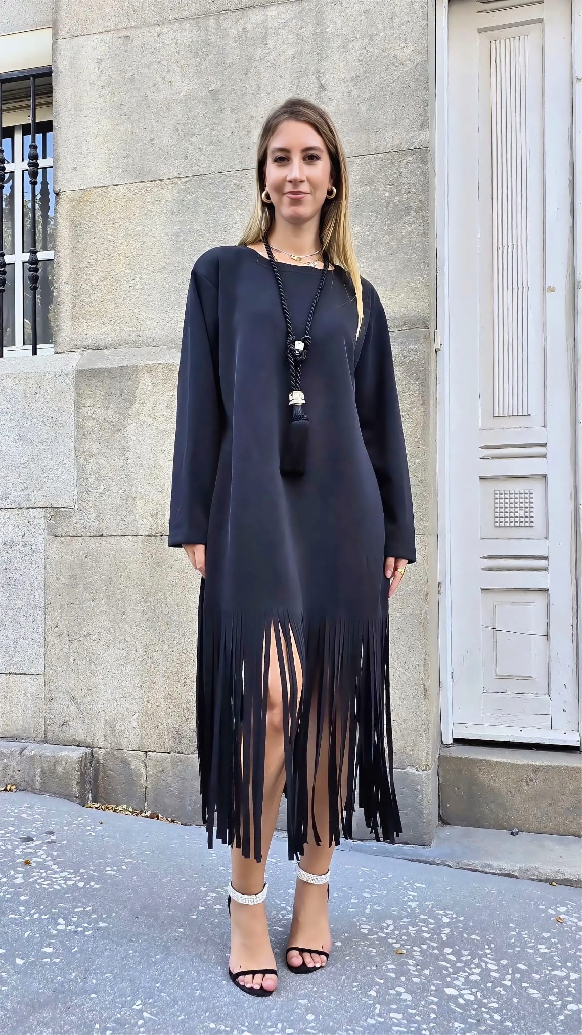 Vestido Flecos - Imagen 4