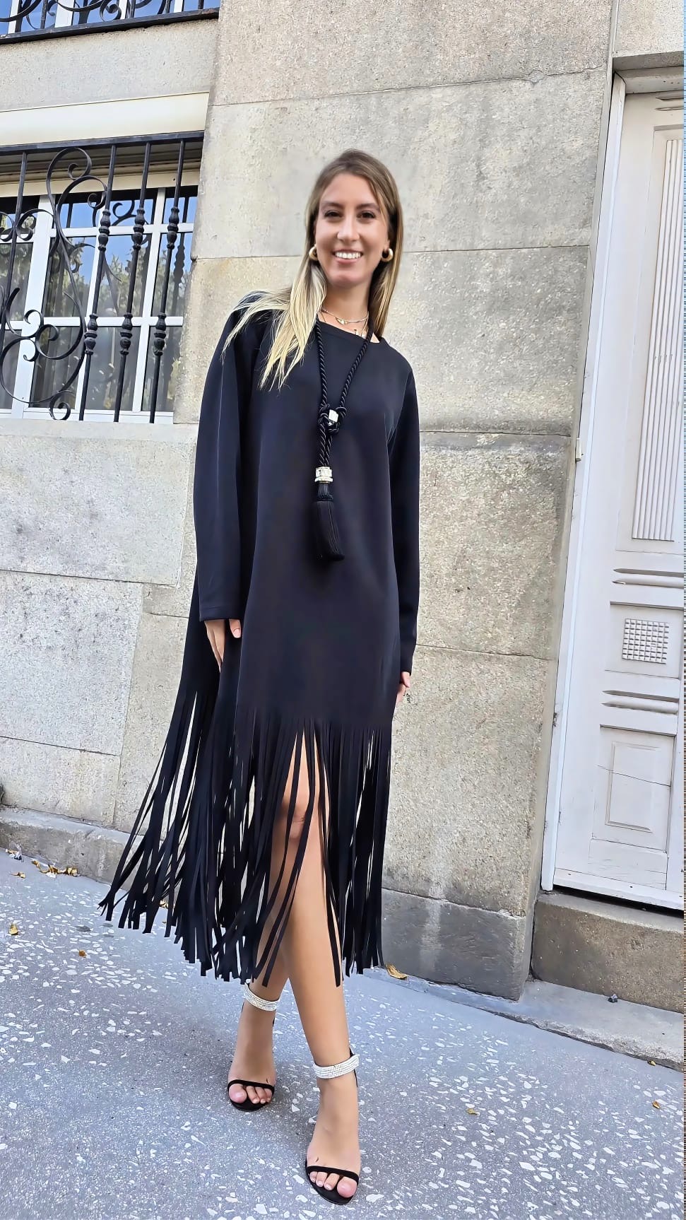 Vestido Flecos - Imagen 2